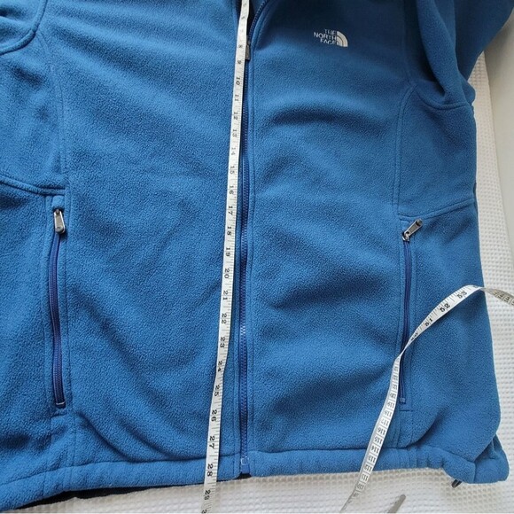 The North Face Mens full zip fleece Blue Jacket size XL - Picture 3 of 13